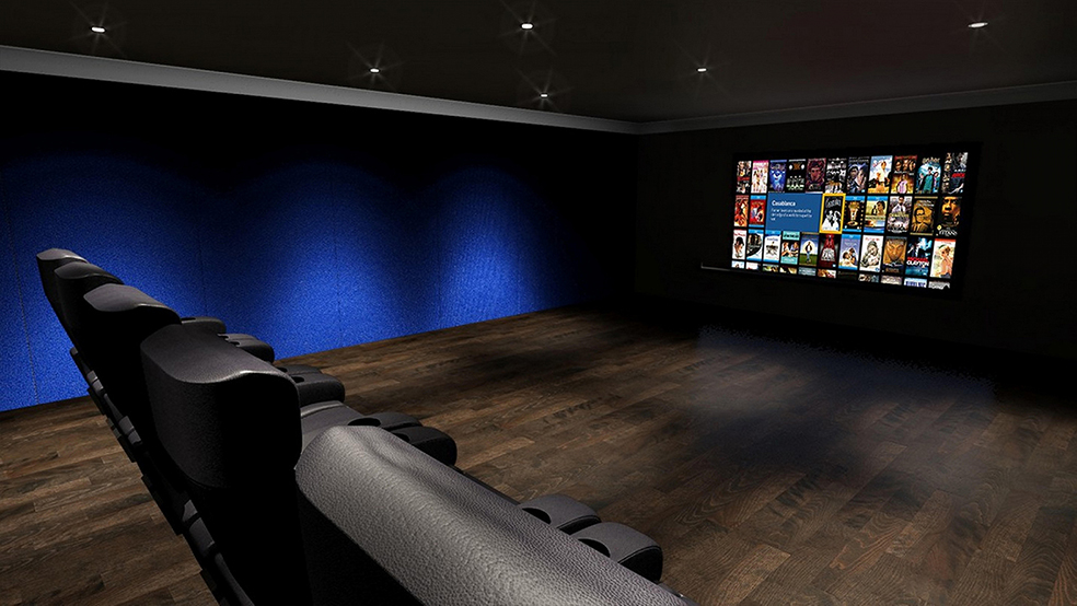 Cinema Room Design in SMART Home Cinema Madurai