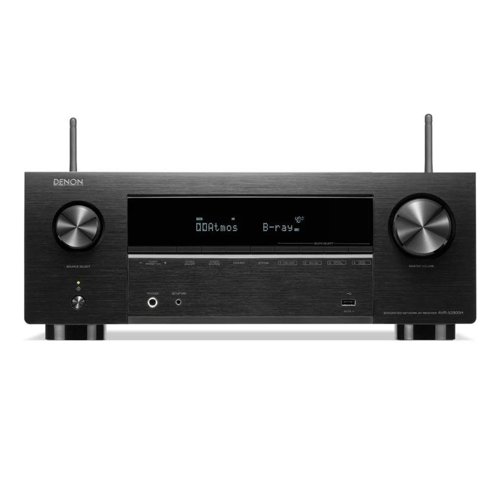 7.2 Channel Home Theater Setup Powered by Denon AVR-X2800H