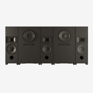 Krix MX-10 Modular 5-speaker cinema system layout