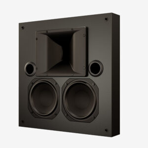 Krix OWX-50 On-wall speaker featuring the iconic Krix waveguide and high-performance mid-bass driver.