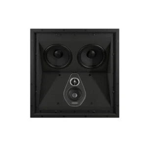 Sonus Faber Palladio PC-664P angled in-ceiling speaker showing the 45-degree driver orientation for direct sound.