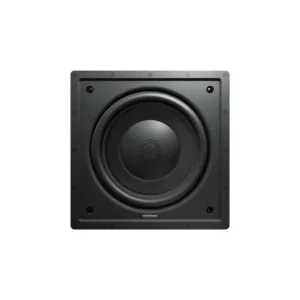 Sonus Faber PS-G 101 In-wall Sub featuring a high-excursion 10-inch driver and premium leather finish.