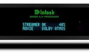 McIntosh MX200 AV high-end home theater processor.